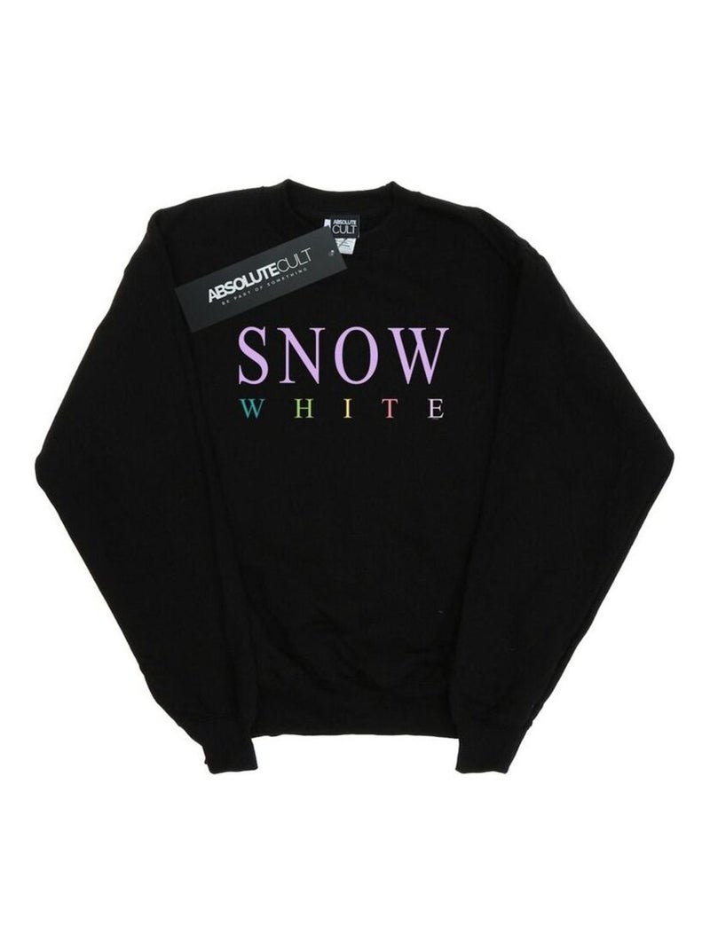 Disney Princess - Sweat SNOW WHITE GRAPHIC Noir - Kiabi