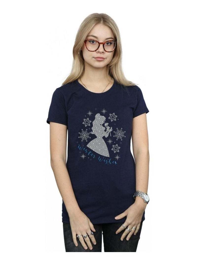 Disney Princess - T-shirt Bleu marine - Kiabi