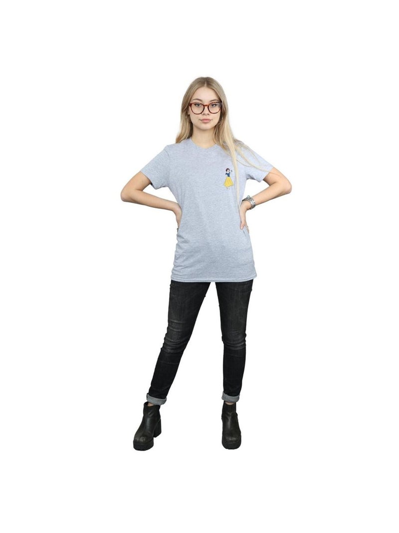 Disney Princess - T-shirt Gris chiné - Kiabi