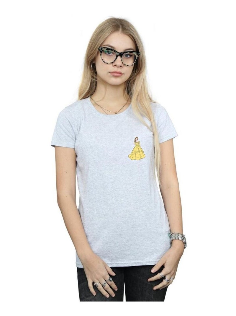 Disney Princess - T-shirt Gris chiné - Kiabi