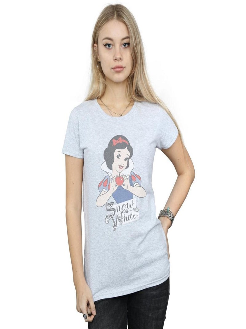 Disney Princess - T-shirt Gris chiné - Kiabi
