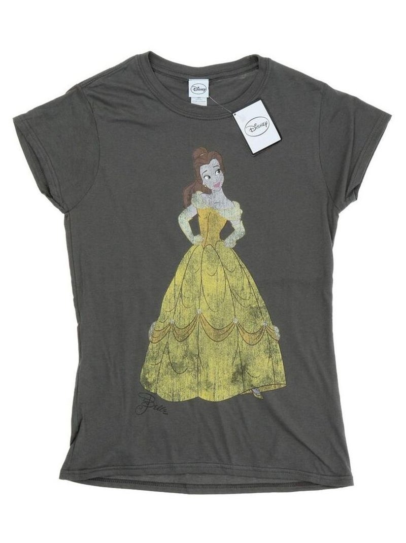 Disney Princess - T-shirt Gris Noir - Kiabi