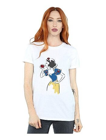 Disney Princess - T-shirt motif Blanche-Neige motif/style Pomme pailletée