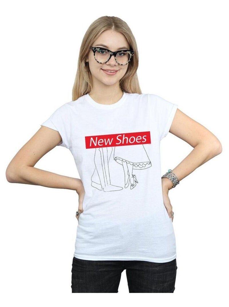 Disney Princess - T-shirt NEW SHOES Blanc - Kiabi