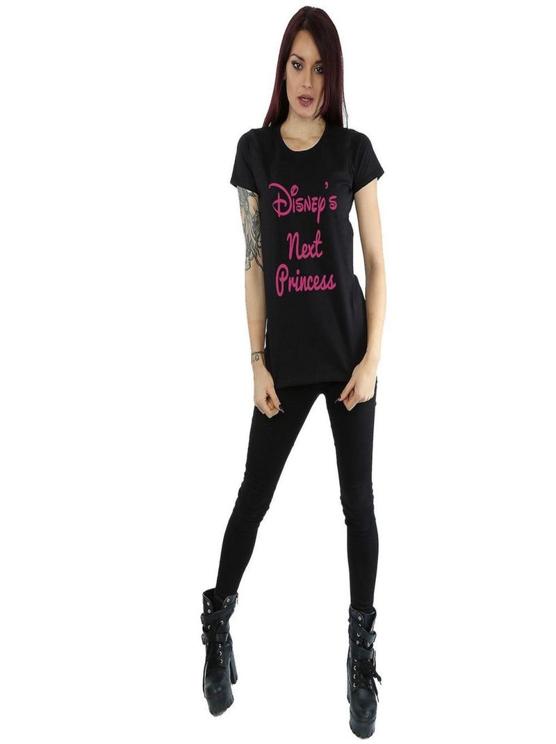 Disney Princess - T-shirt NEXT PRINCESS Noir - Kiabi