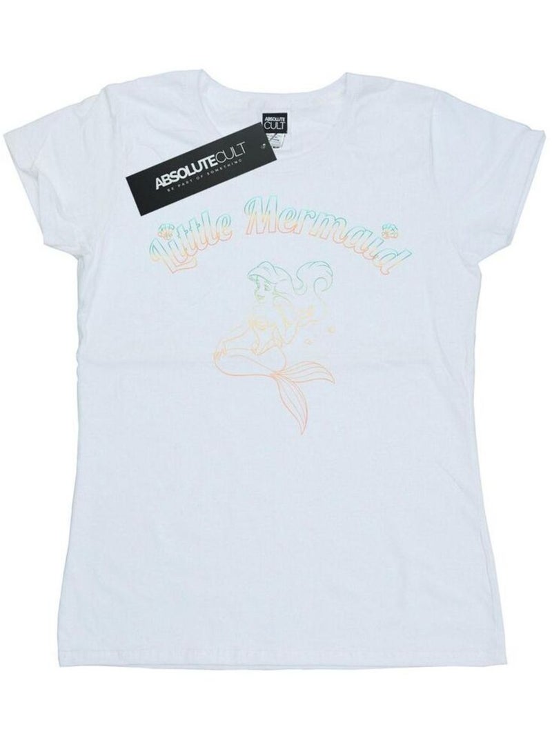 Disney Princess - T-shirt THE LITTLE MERMAID Blanc - Kiabi
