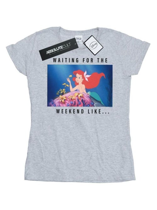 Disney Princess - T-shirt WAITING FOR THE WEEKEND - Kiabi Disney Princess - T-shirt WAITING FOR THE WEEKEND - Kiabi