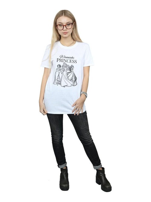 Disney Princess - T-shirt WANNABE PRINCESS - Kiabi