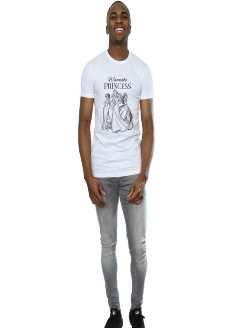 Disney Princess - T-shirt WANNABE PRINCESS - Kiabi