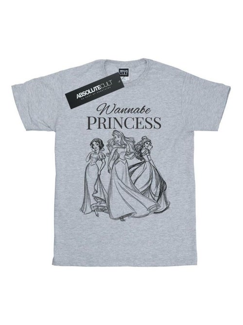 Disney Princess - T-shirt WANNABE PRINCESS - Kiabi Disney Princess - T-shirt WANNABE PRINCESS - Kiabi