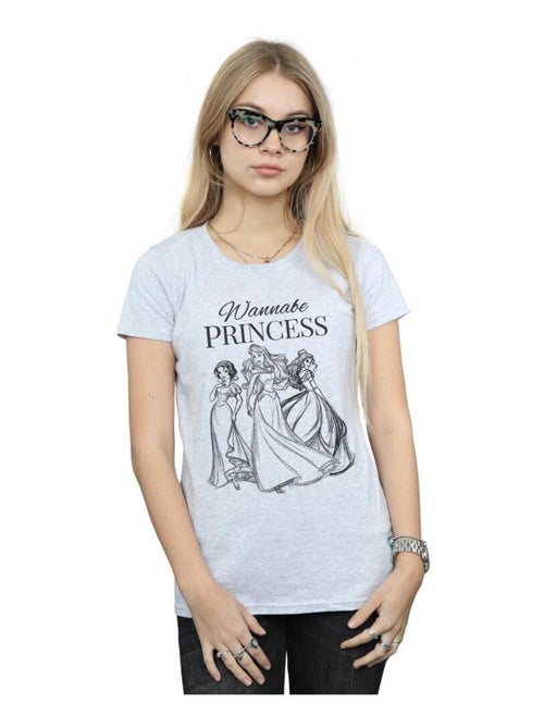 Disney Princess - T-shirt WANNABE PRINCESS - Kiabi