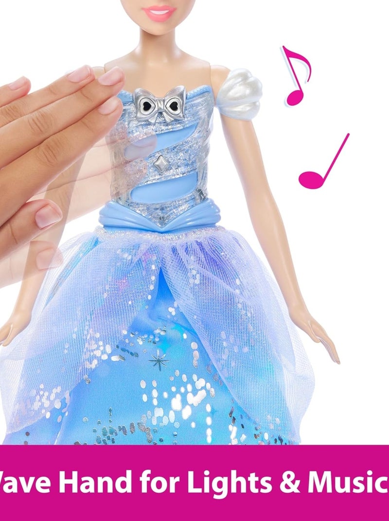Disney Princess-Poupée Cendrillon et sa robe enchantée Bleu - Kiabi
