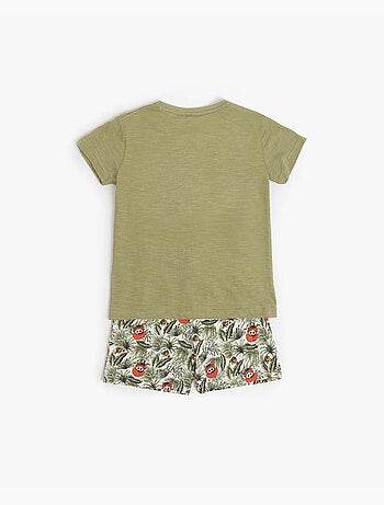 DISNEY Pyjama à manches courtes Rudder & Pumbaa pour enfants