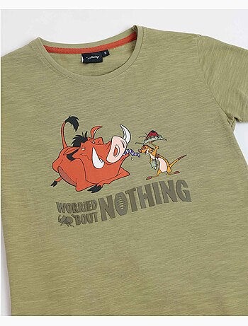 DISNEY Pyjama à manches courtes Rudder & Pumbaa pour enfants