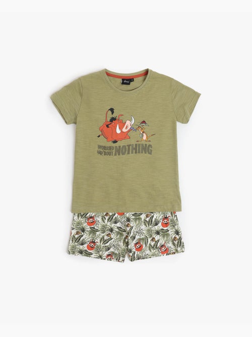 DISNEY Pyjama à manches courtes Rudder & Pumbaa pour enfants - Kiabi DISNEY Pyjama à manches courtes Rudder & Pumbaa pour enfants - Kiabi