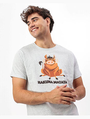 DISNEY Pyjama Hakuna à manches courtes pour hommes