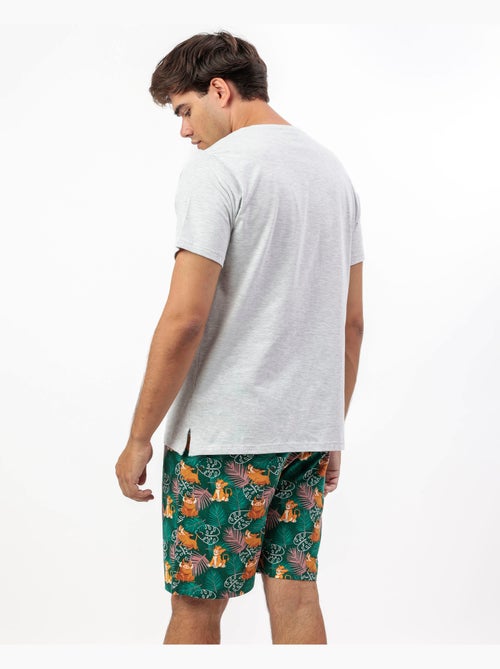 DISNEY Pyjama Hakuna à manches courtes pour hommes - Kiabi DISNEY Pyjama Hakuna à manches courtes pour hommes - Kiabi