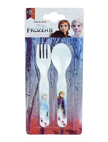 Disney Reine Des Neiges-Ensemble Couverts (Fourchette, Cuillere)