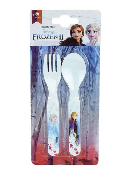 Disney Reine Des Neiges-Ensemble Couverts (Fourchette, Cuillere) - Kiabi