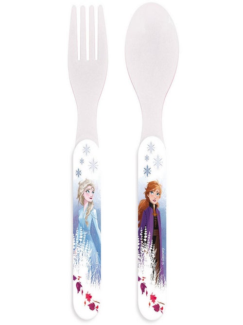 Disney Reine Des Neiges-Ensemble Couverts (Fourchette, Cuillere) - Kiabi