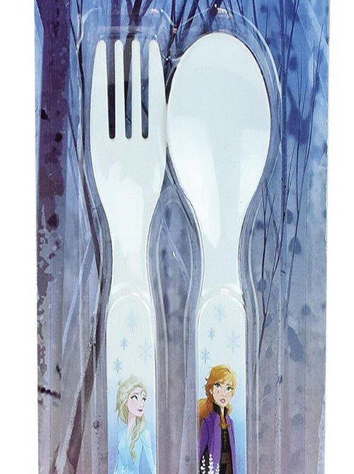 Disney Reine Des Neiges-Ensemble Couverts (Fourchette, Cuillere) - Kiabi