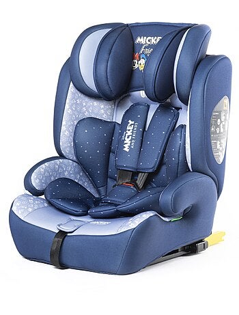 Disney Siège auto Mickey Mouse avec fixation ISOFIX pour la sécurité des enfants de 76 à 150 cm
