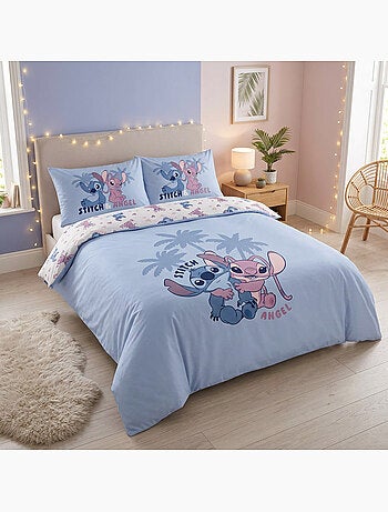 Disney stitch et angel housse de couette 220x240 cm + 2 taies 65x65