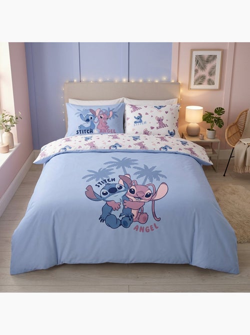 Disney stitch et angel housse de couette 220x240 cm + 2 taies 65x65 - Kiabi Disney stitch et angel housse de couette 220x240 cm + 2 taies 65x65 - Kiabi