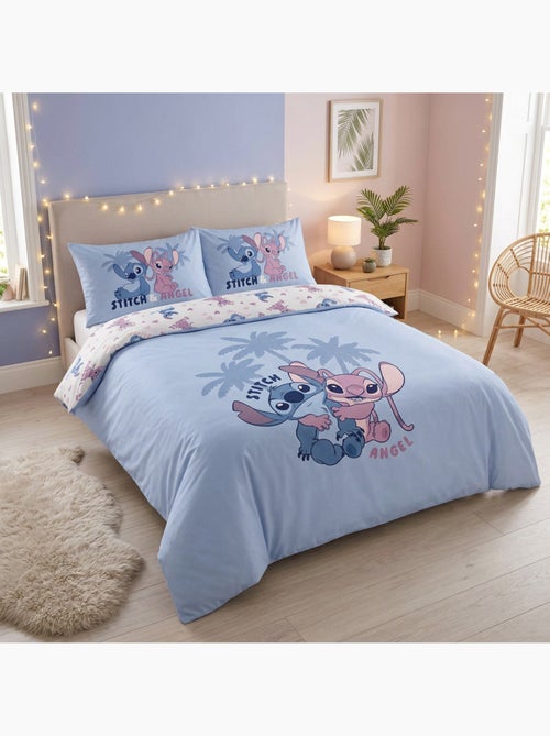 Disney stitch et angel housse de couette 220x240 cm + 2 taies 65x65 - Kiabi Disney stitch et angel housse de couette 220x240 cm + 2 taies 65x65 - Kiabi