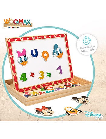 Disney Tableau à dessin magnétique en bois 2 en 1 WOOMAX