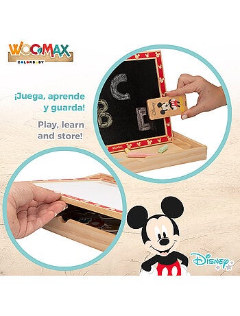 Disney Tableau à dessin magnétique en bois 2 en 1 WOOMAX