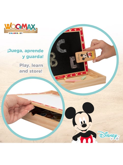 Disney Tableau à dessin magnétique en bois 2 en 1 WOOMAX - Kiabi