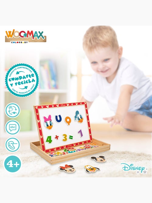 Disney Tableau à dessin magnétique en bois 2 en 1 WOOMAX - Kiabi