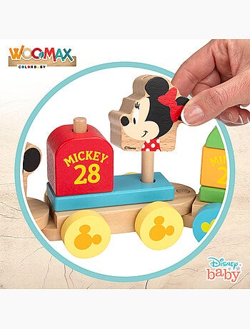 Disney Train en bois Mickey et Minnie WOOMAX