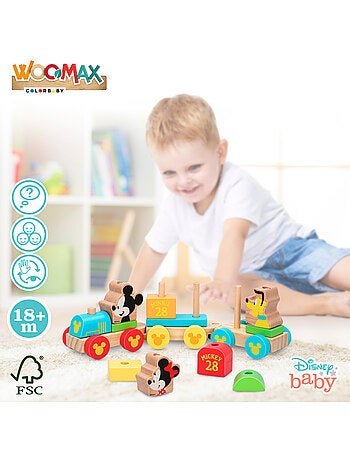 Disney Train en bois Mickey et Minnie WOOMAX
