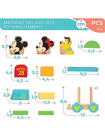 Disney Train en bois Mickey et Minnie WOOMAX