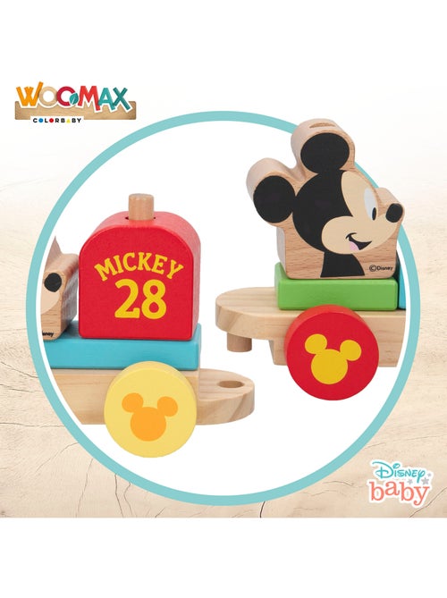 Disney Train en bois Mickey et Minnie WOOMAX - Kiabi