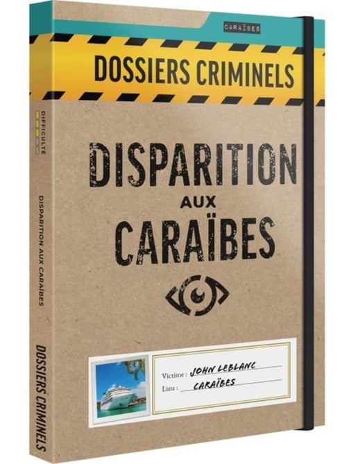 Disparition aux caraïbes - asmodee - jeu d'enquête - dès 18 ans - fabriqué en france - Kiabi