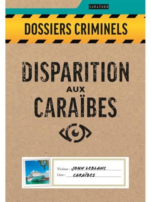 Disparition aux caraïbes - asmodee - jeu d'enquête - dès 18 ans - fabriqué en france - Kiabi