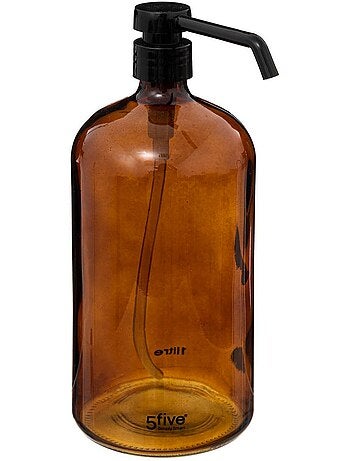 Distributeur à savon 1L en verre APOTHICAIRE