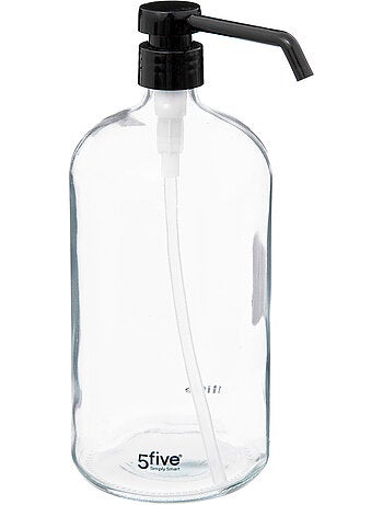 Distributeur à savon 1L en verre APOTHICAIRE