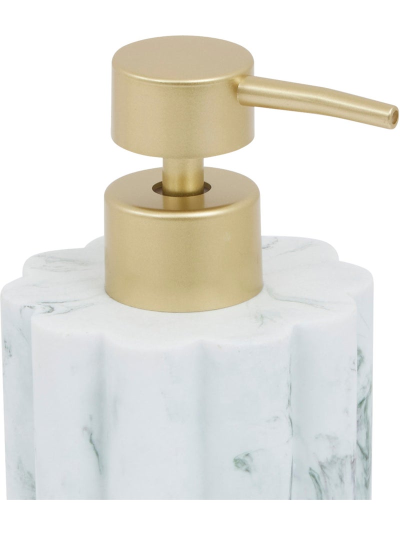 Distributeur à savon 250ml effet marbre MARBY Blanc - Kiabi