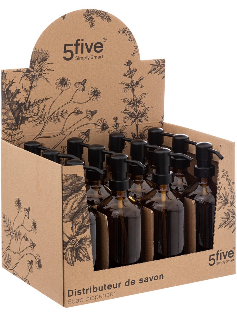 Distributeur à savon 450ml APOTHICAIRE Marron - Kiabi
