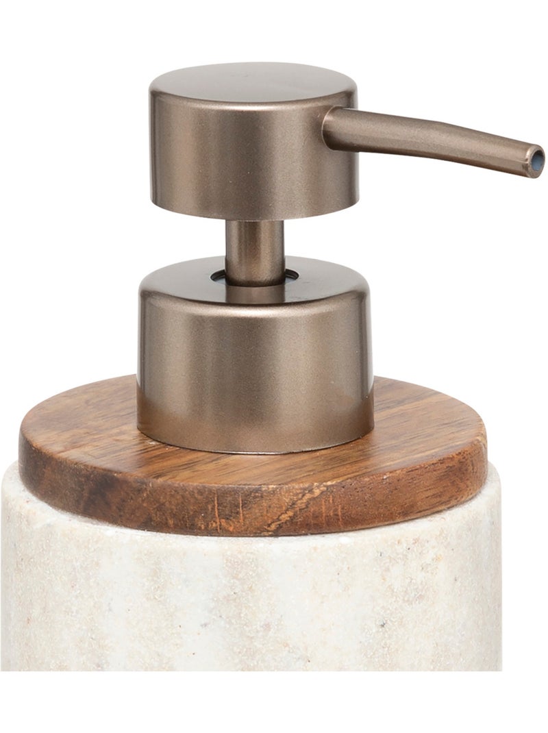 Distributeur à savon effet travertin CÔME Beige - Kiabi