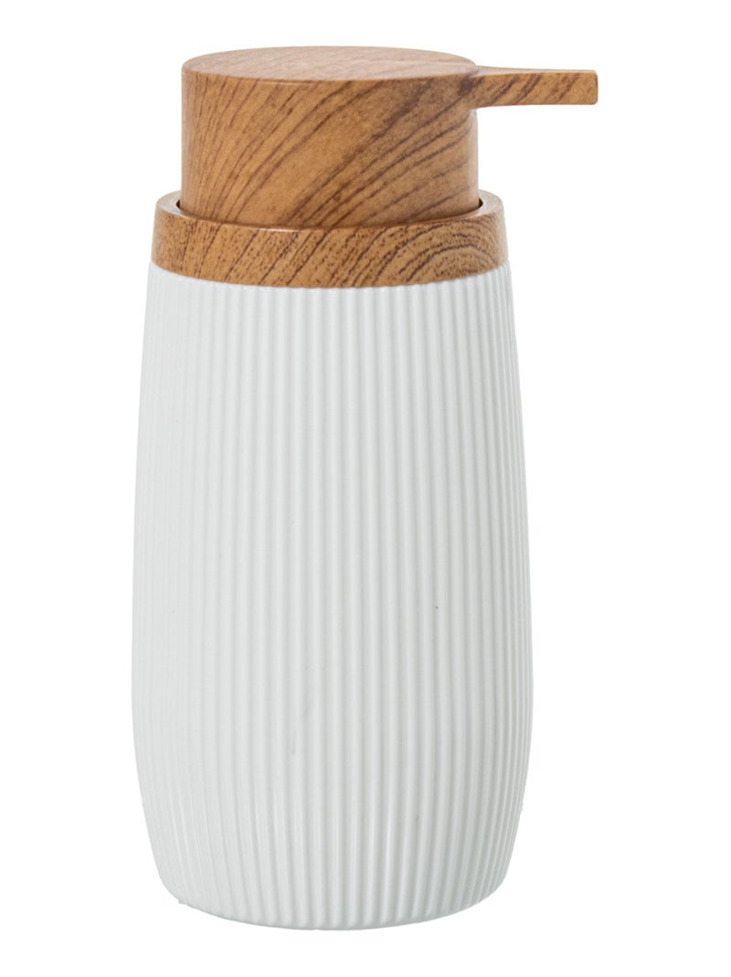 Distributeur à savon rétro Blanc - Kiabi
