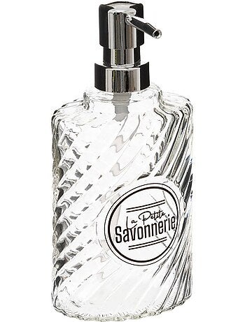 Distributeur à savon verre transparent