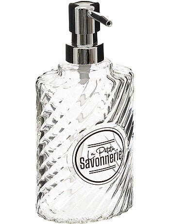 Distributeur à savon verre transparent