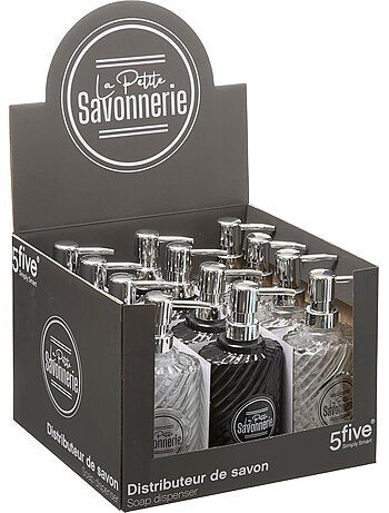 Distributeur à savon verre transparent