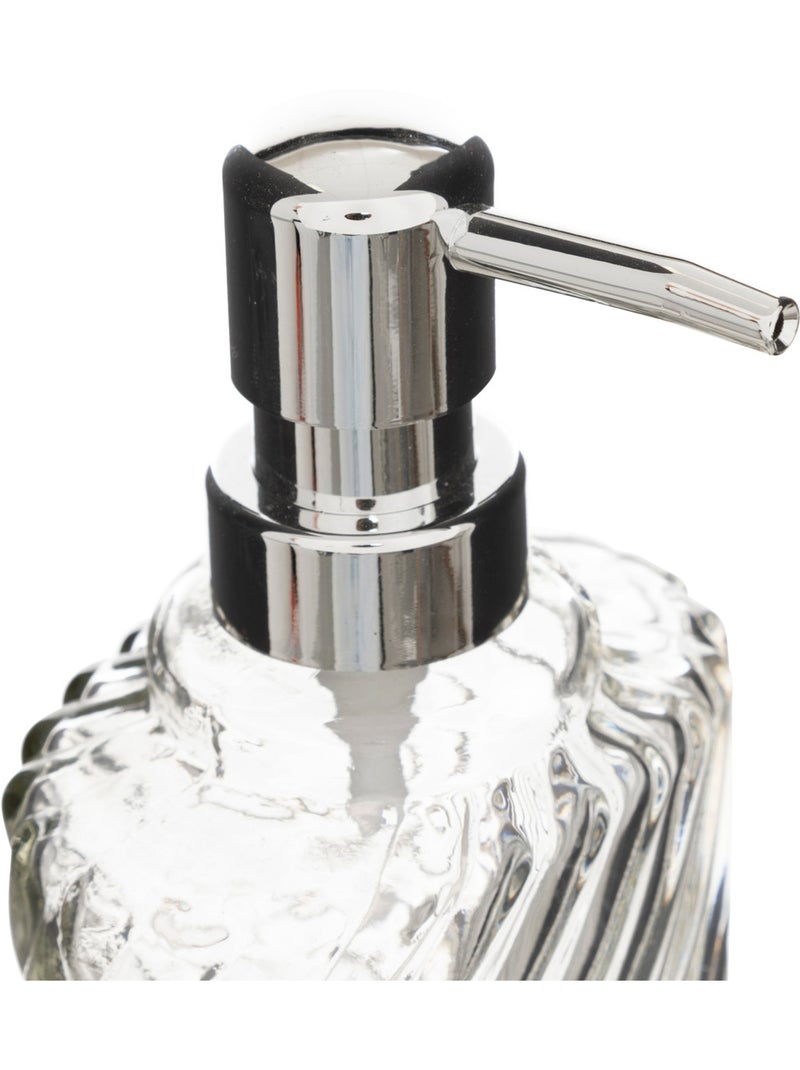 Distributeur à savon verre transparent Transparent - Kiabi