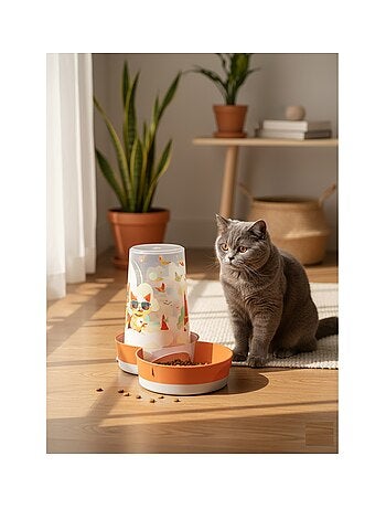 Distributeur Chat au soleil